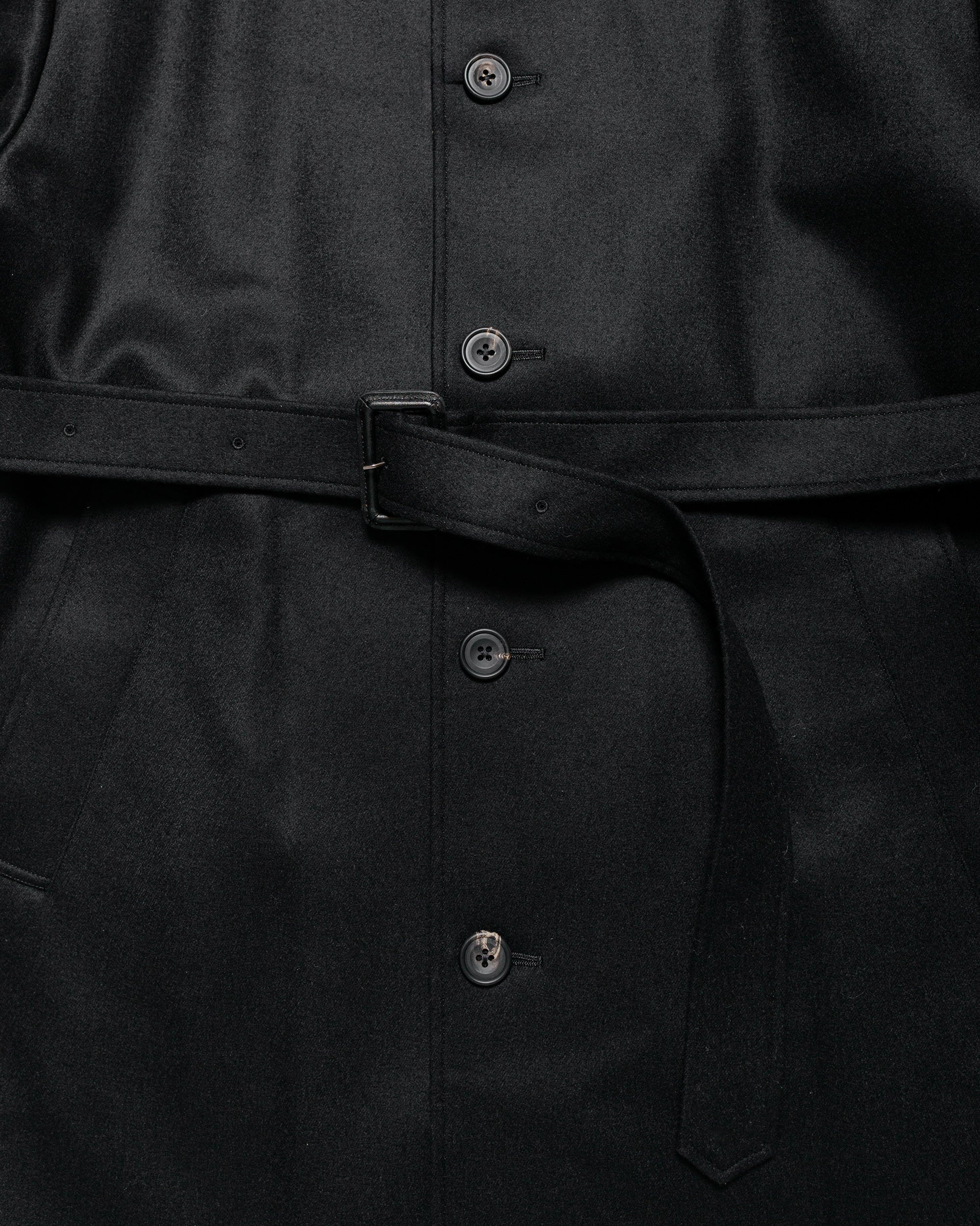 Oversized Investigated Coat Black - 5