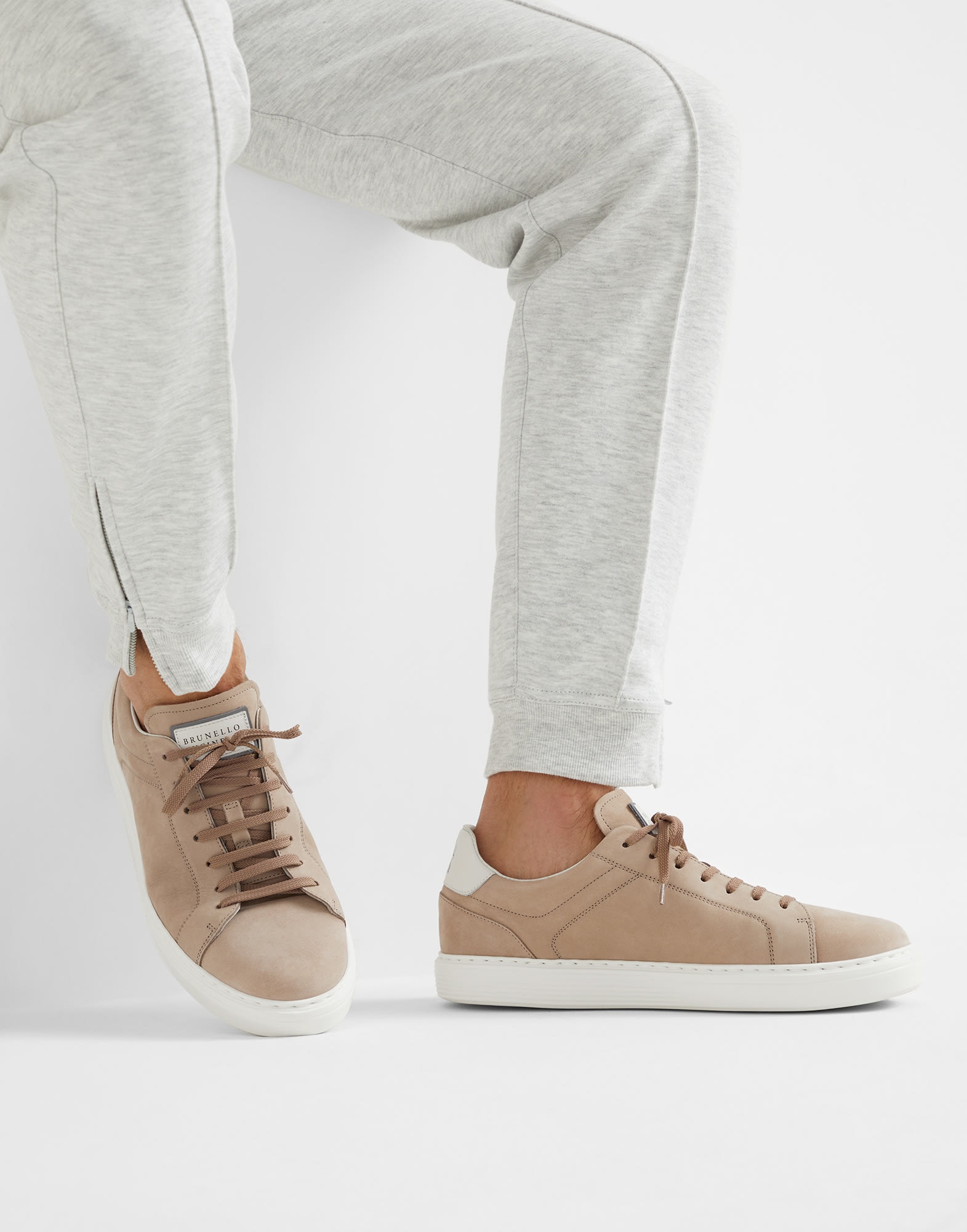 Nubuck calfskin sneakers - 4