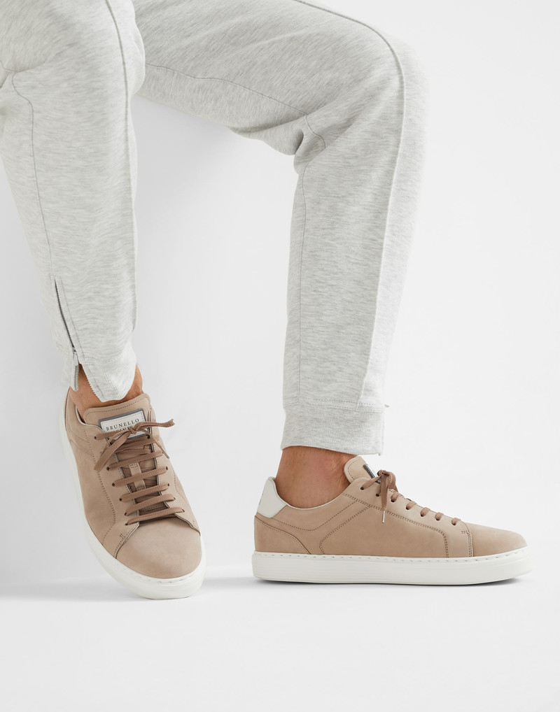 Nubuck calfskin sneakers 4