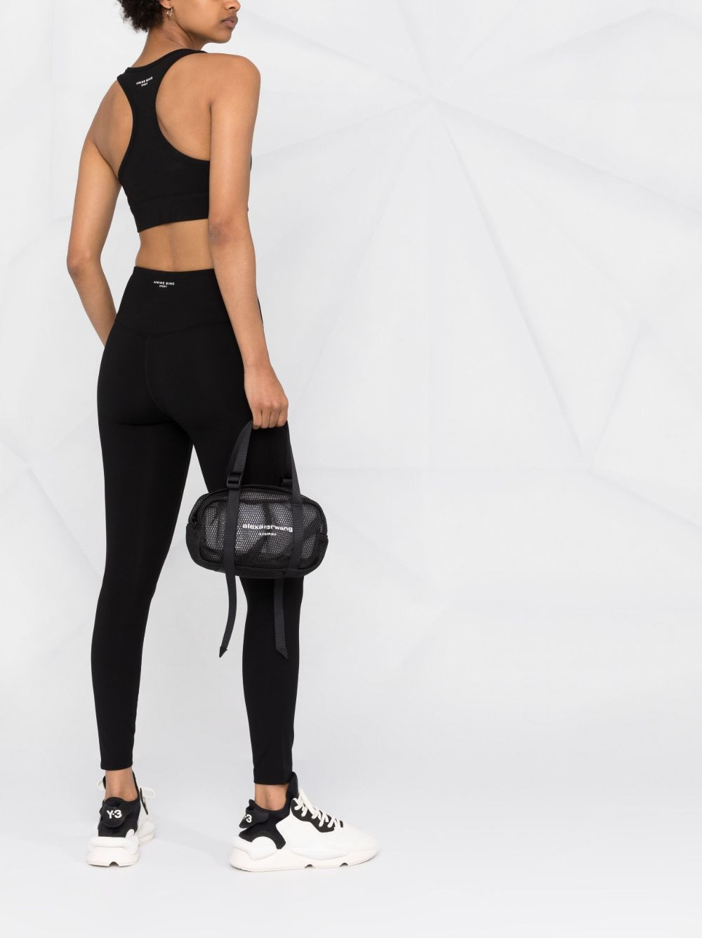 logo-print sports bra - 6