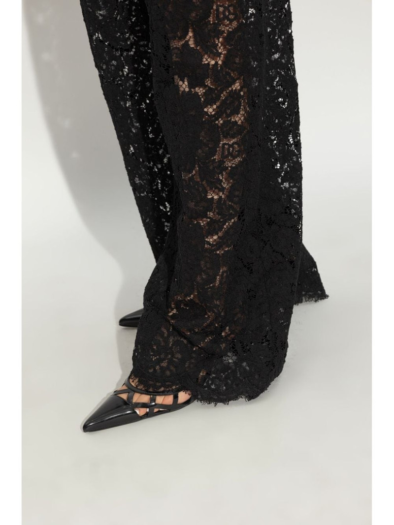 Dolce & Gabbana 75mm slingback leather pumps outlook