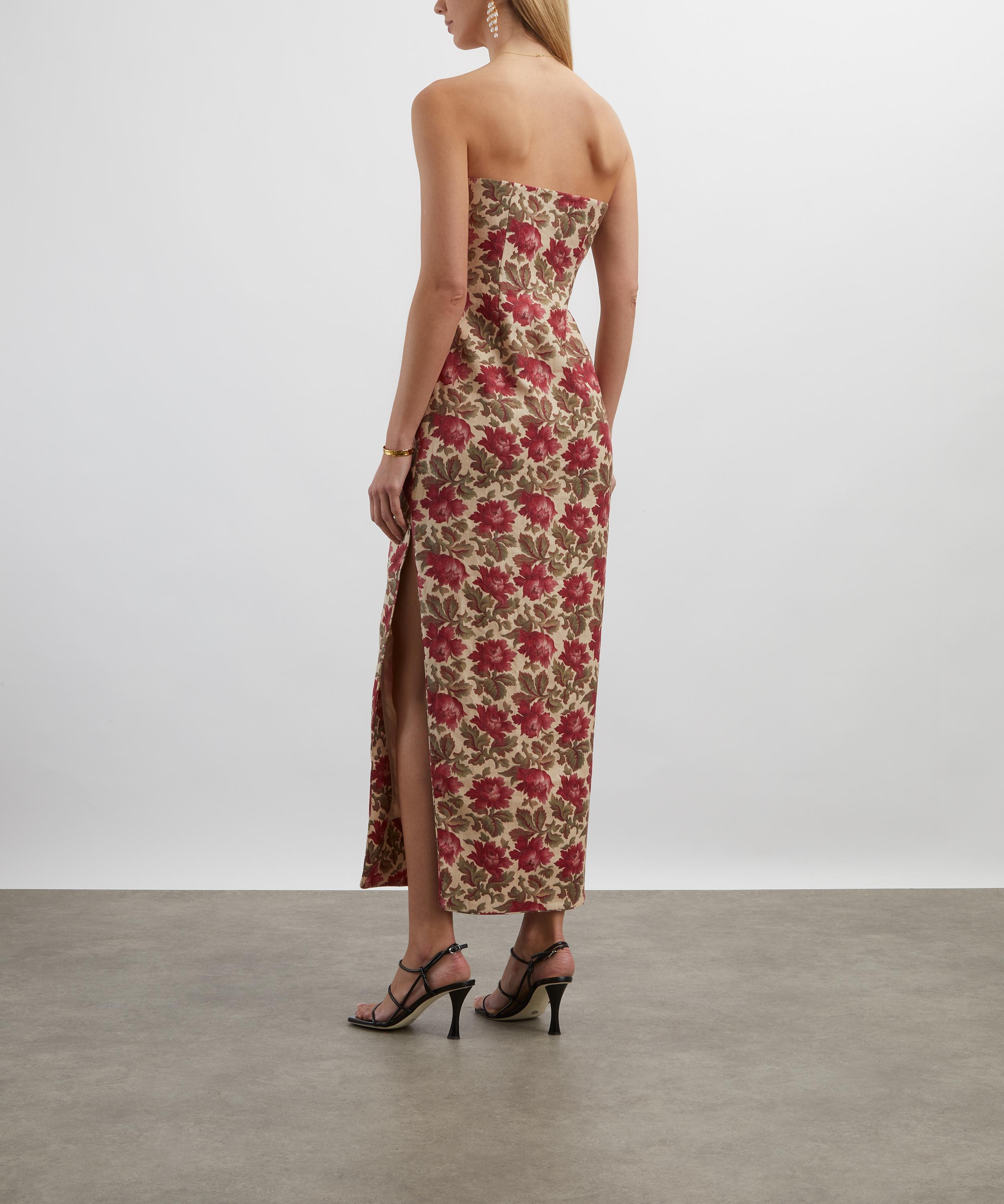 Rosalie Rose Bud Strapless Dress - 4