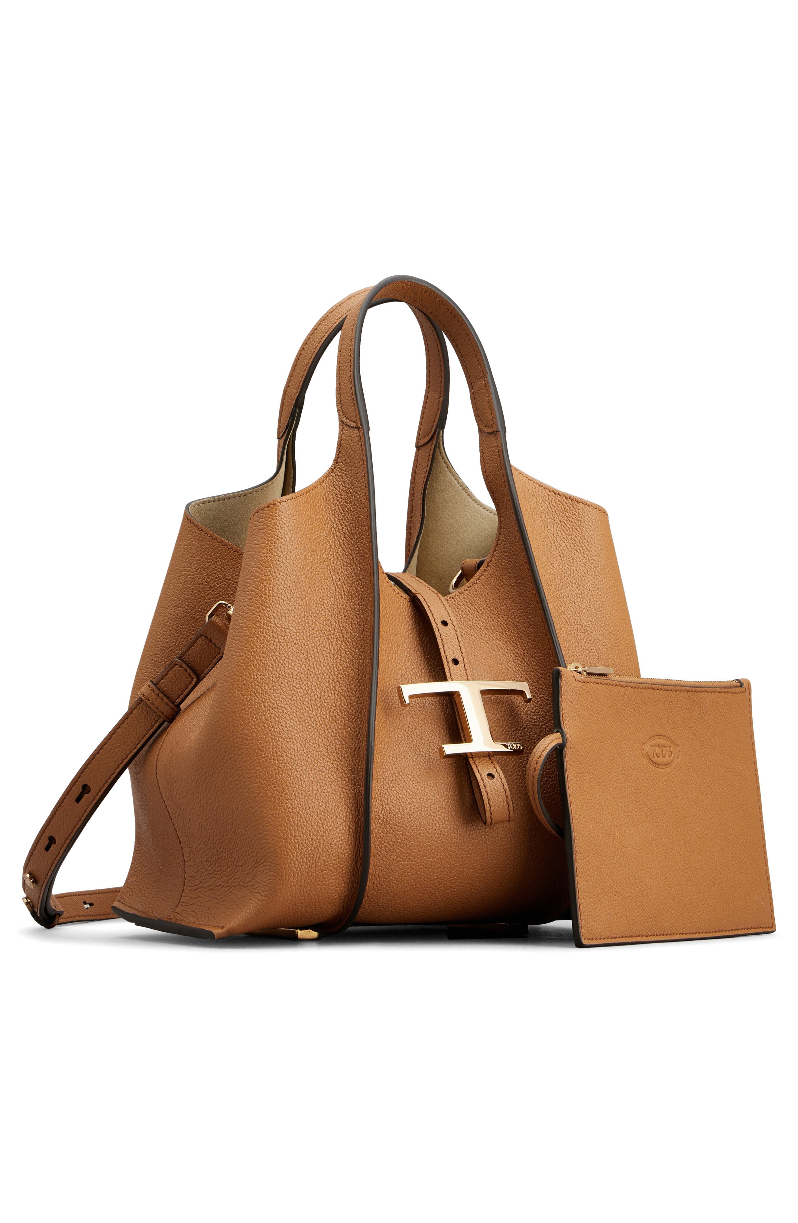 Tod's Mini T Timeless Shopping Bag in Kenia Scuro at Nordstrom - 2