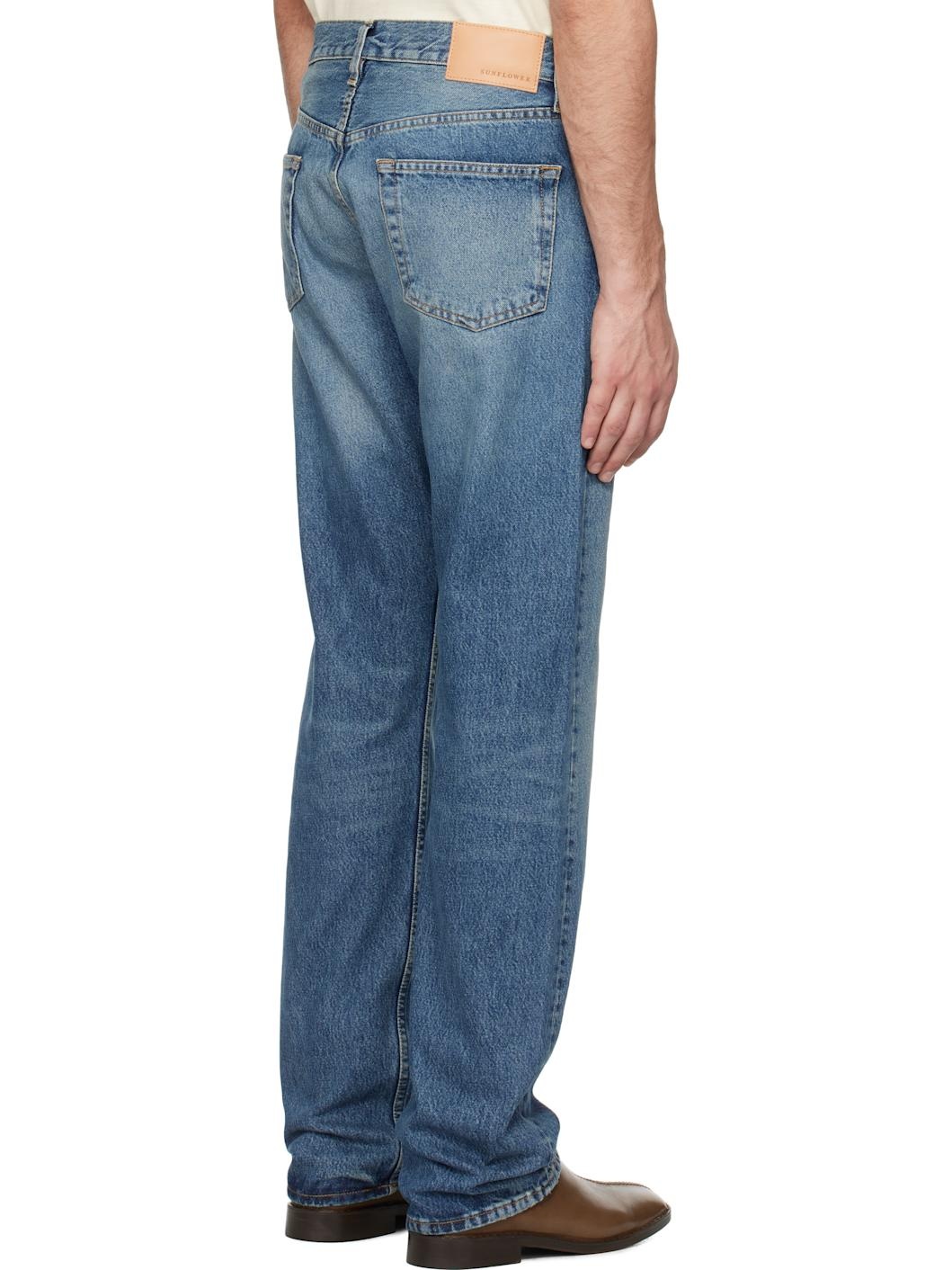 Blue Loose Jeans - 3