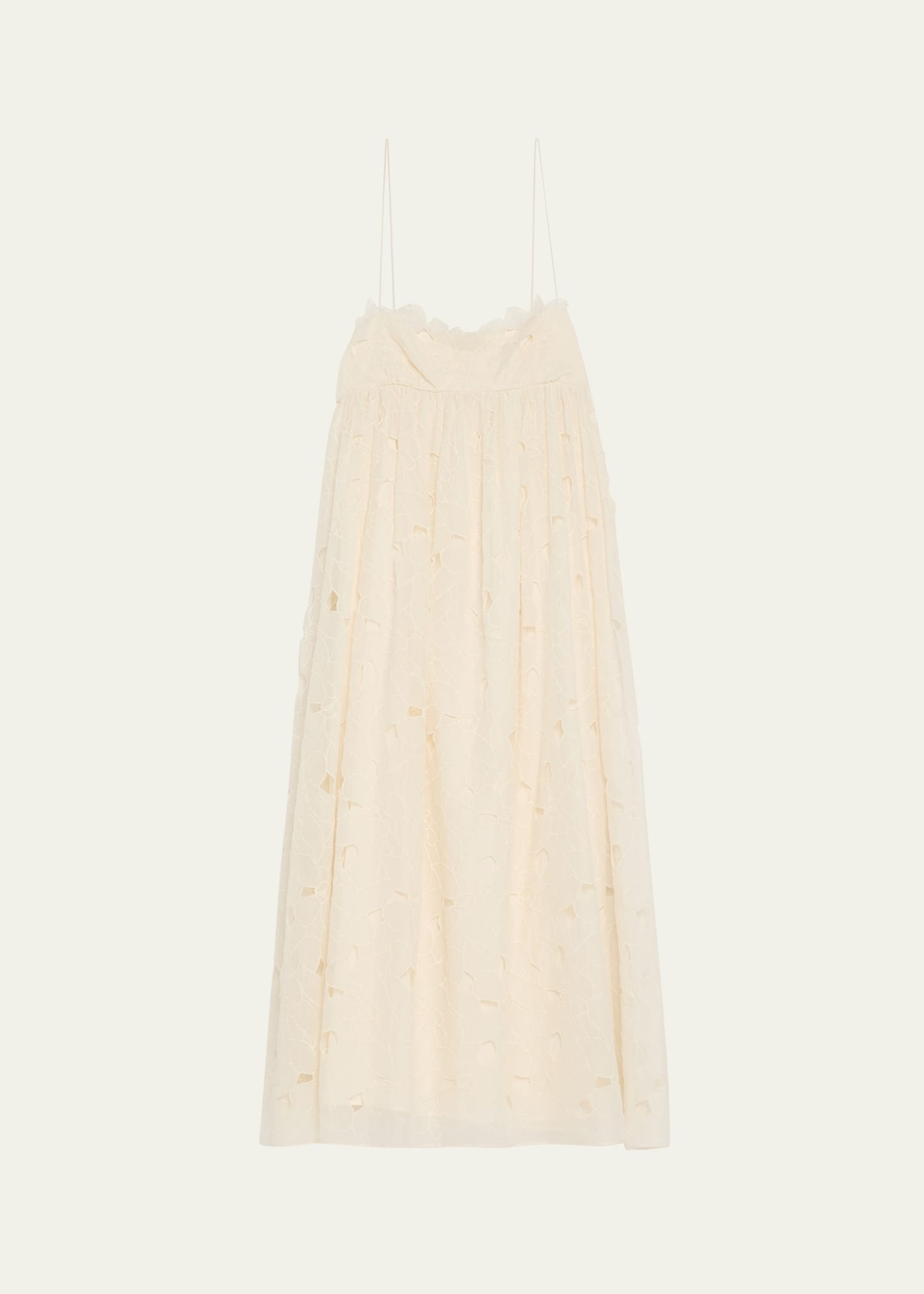 Marina Empire Cotton Cami Midi Dress - 1