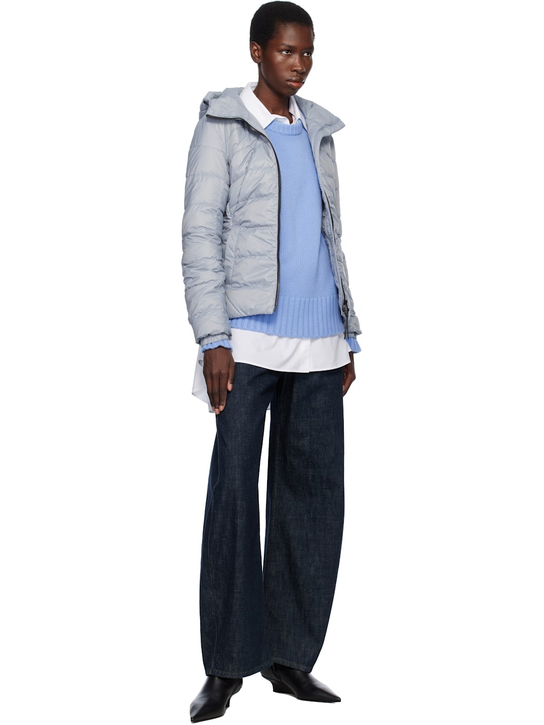 Gray Abbott Down Jacket - 5