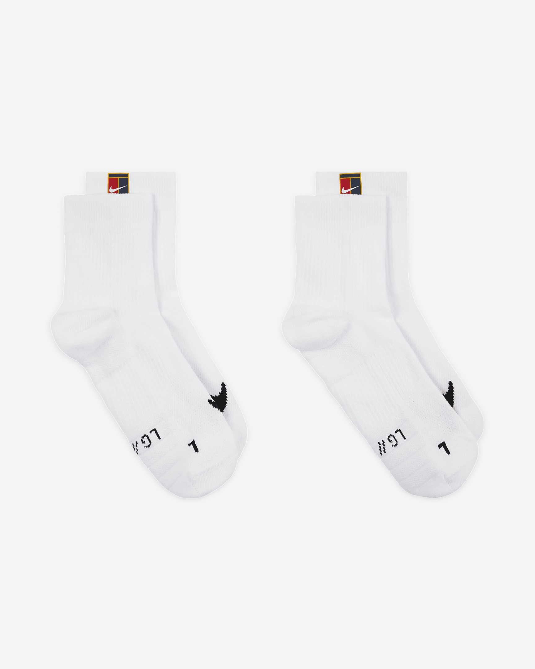 NikeCourt Multiplier Max Tennis Ankle Socks (2 Pairs) - 3