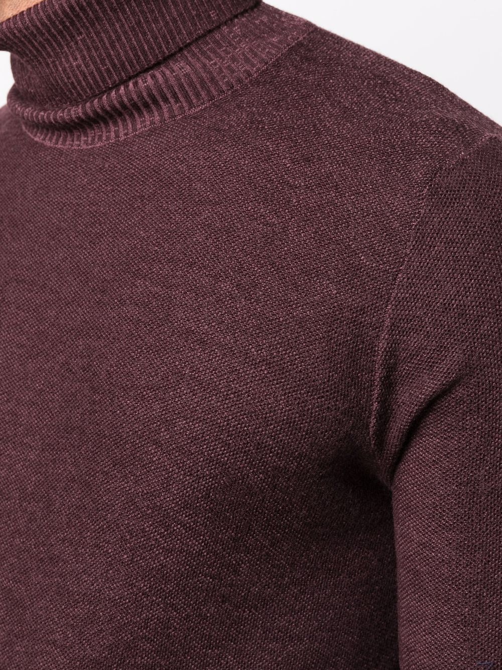 wool roll-neck jumper - 5