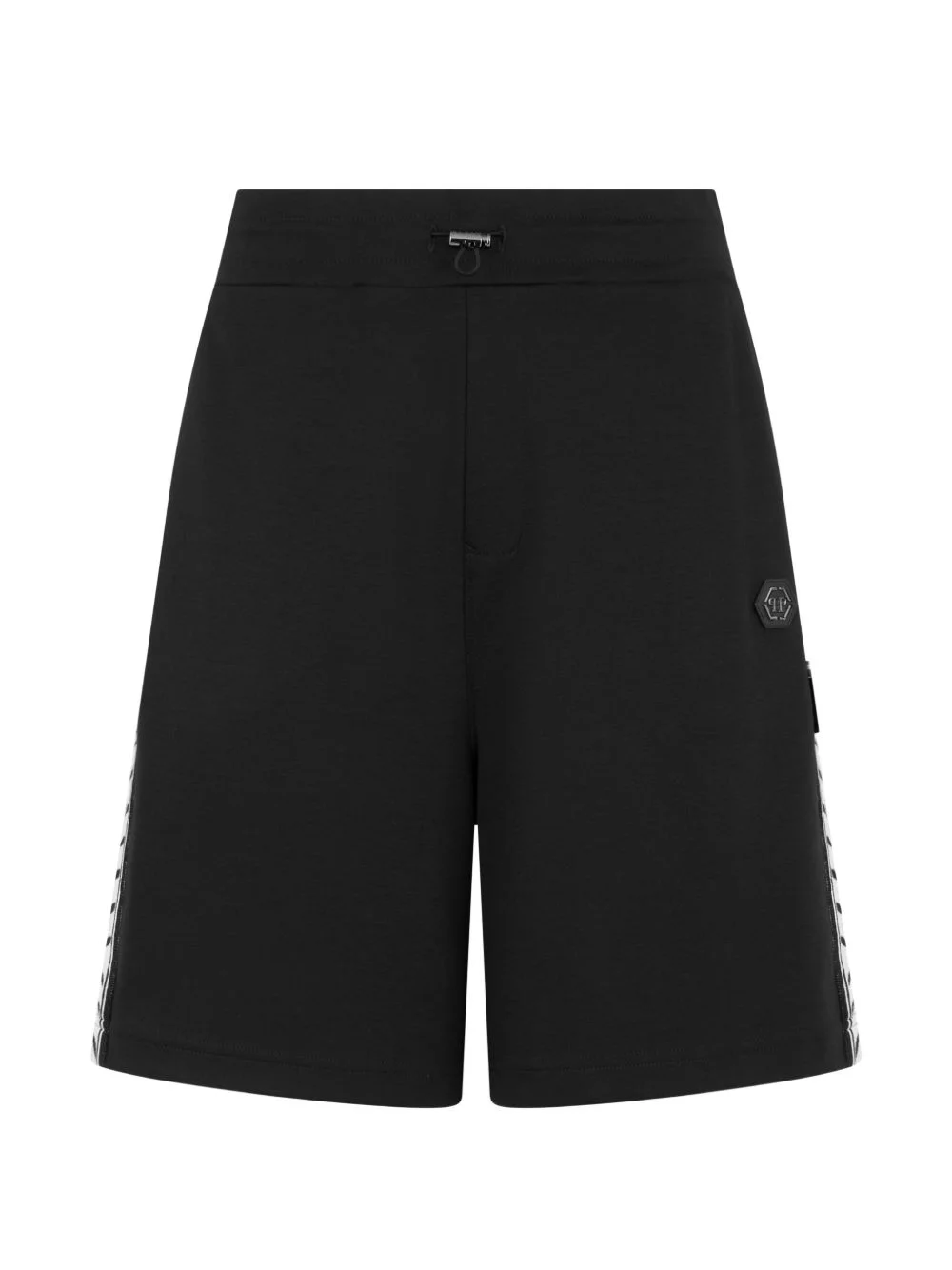 side-stripe track shorts - 1