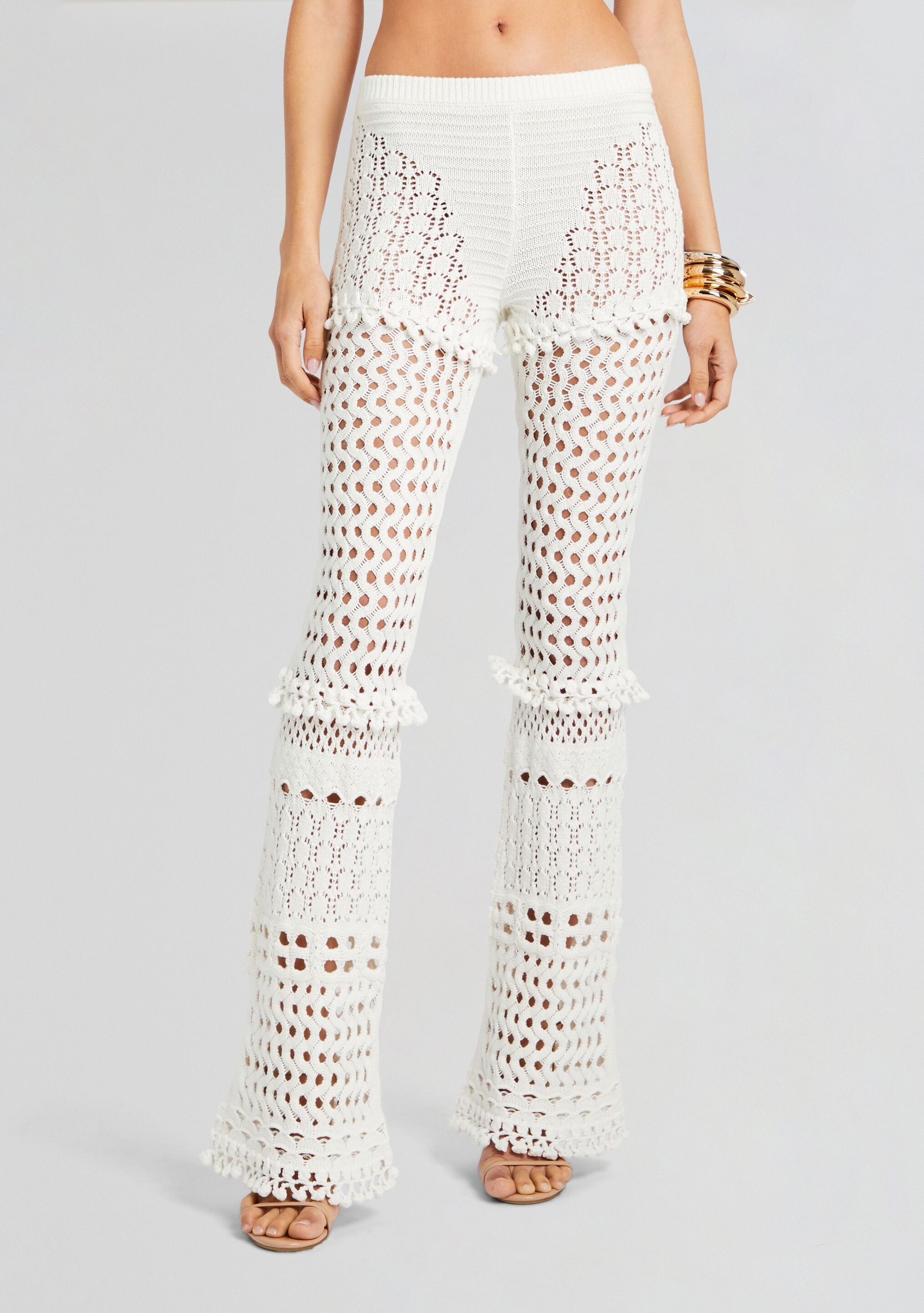 KYLA KNIT CROCHET PANT - 1