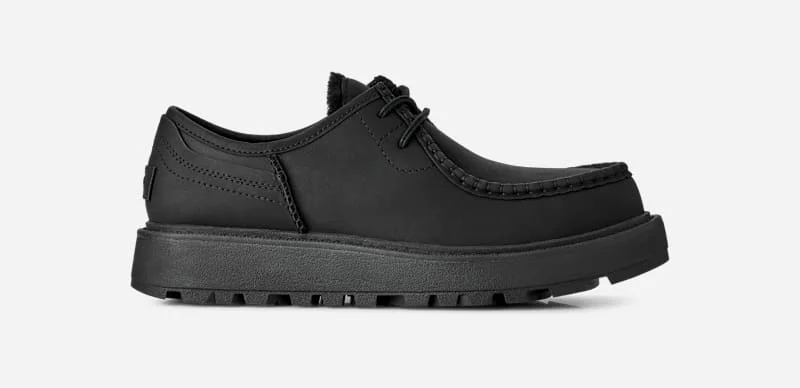 ® Men's Loften Sheepskin Shoes in Black - 1