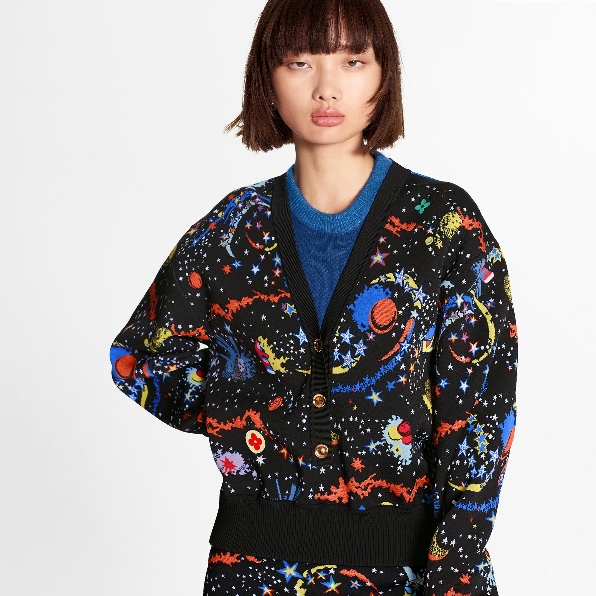 Comic Book Galaxy Three-Button Pullover  - 3