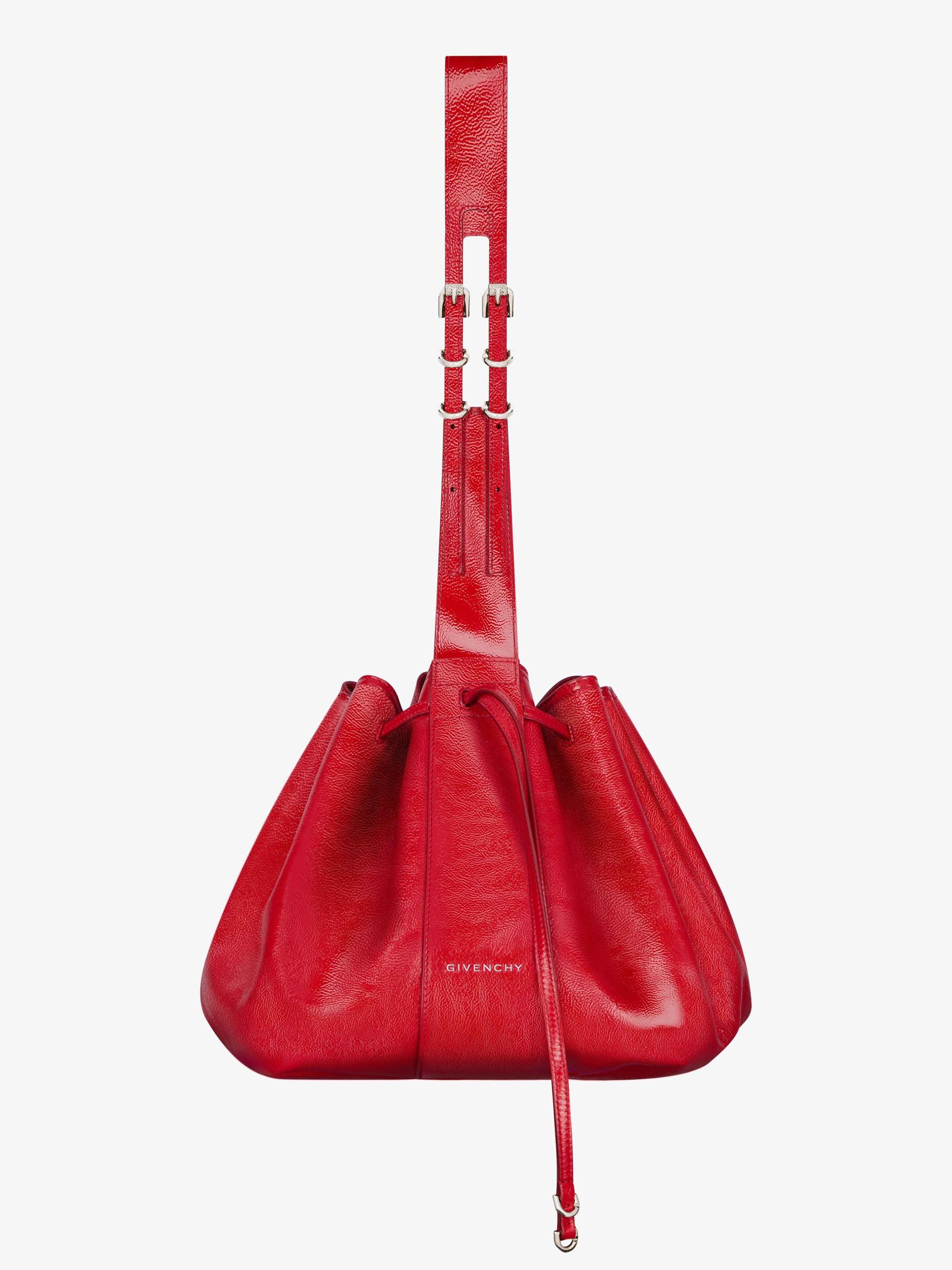 MEDIUM PUMPKIN BAG IN PATENT LEATHER - 4