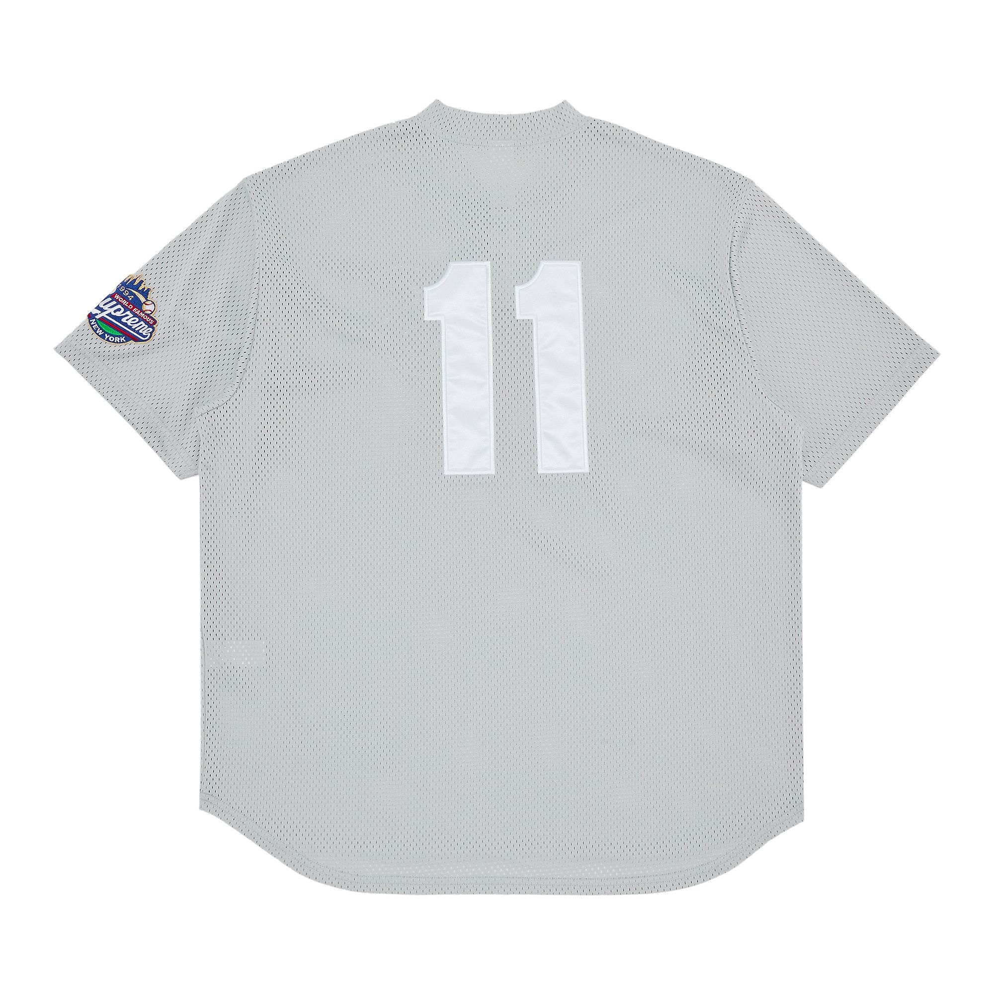 Supreme S Logo Baseball Henley 'Grey' - 2