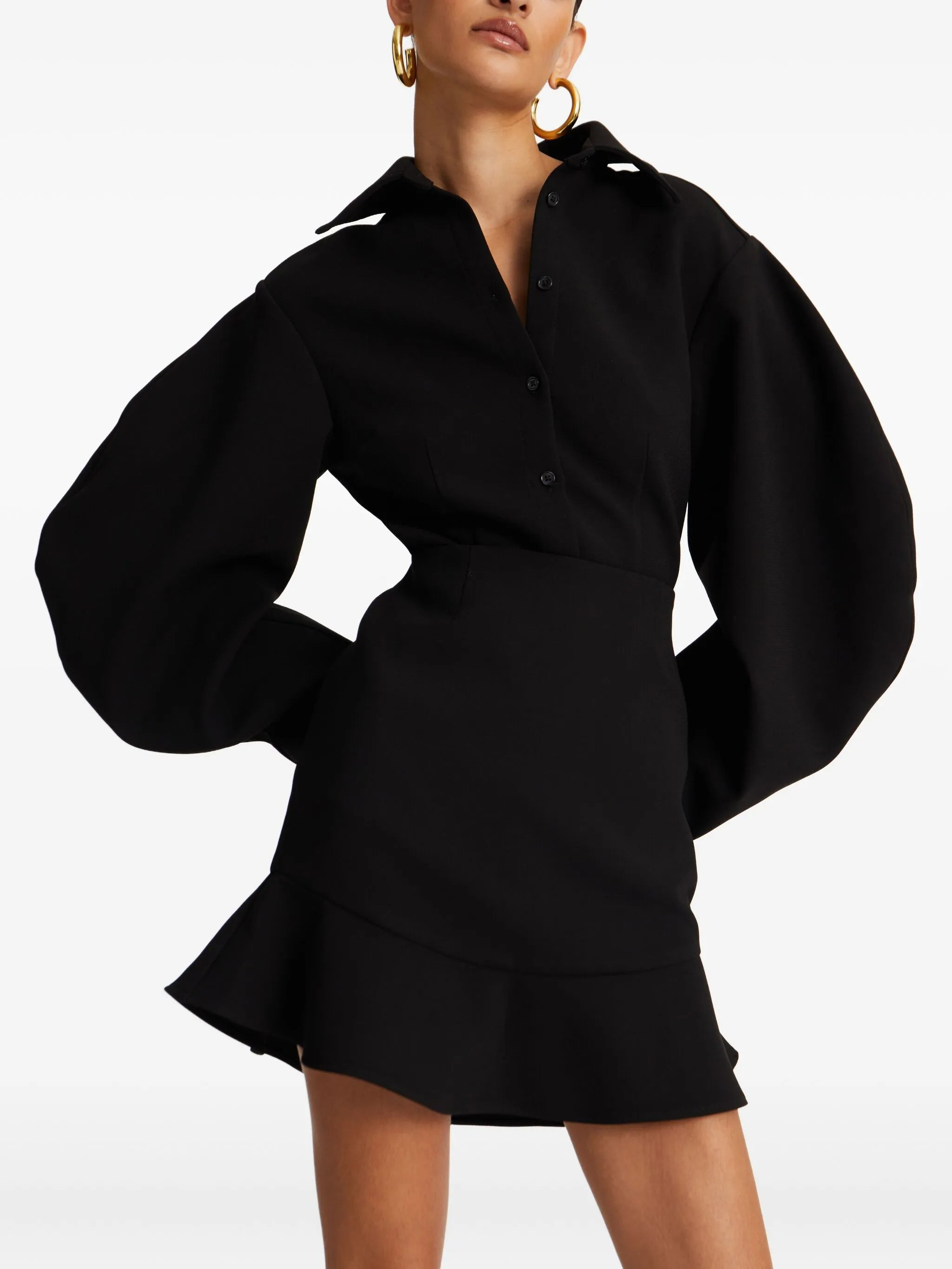 balloon-sleeve shirt - 3
