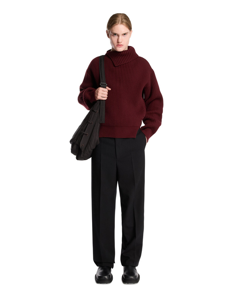 Jil Sander Black Wool Trousers outlook