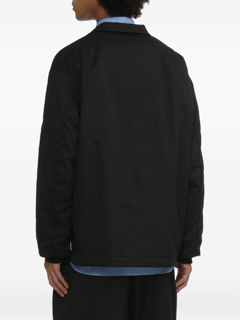 pinstripe three-button jacket 4