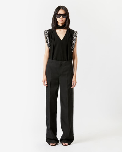 Isabel Marant SCARLY SATIN TAPE PANTS outlook