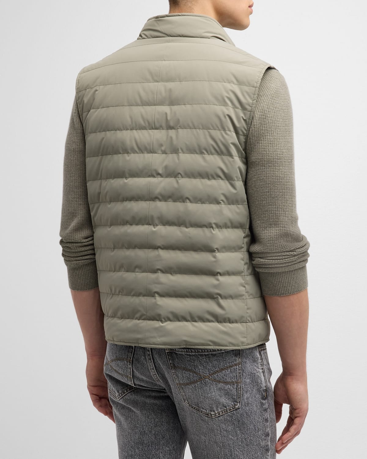 Men's Nylon Snap-Front Vest - 4