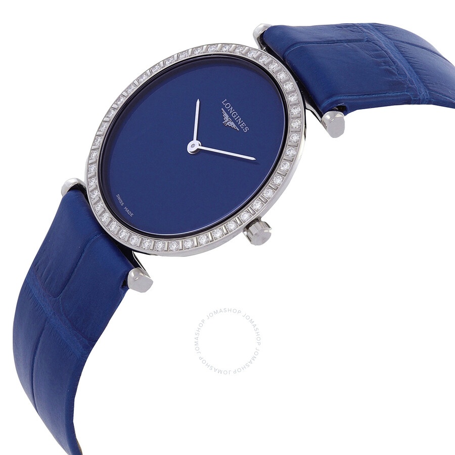 Longines La Grande Classique Quartz Diamond Blue Dial Ladies Watch L45230902 - 2