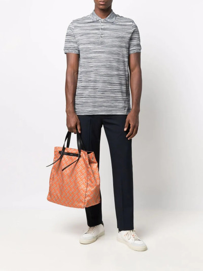 Missoni mélange cotton polo shirt outlook