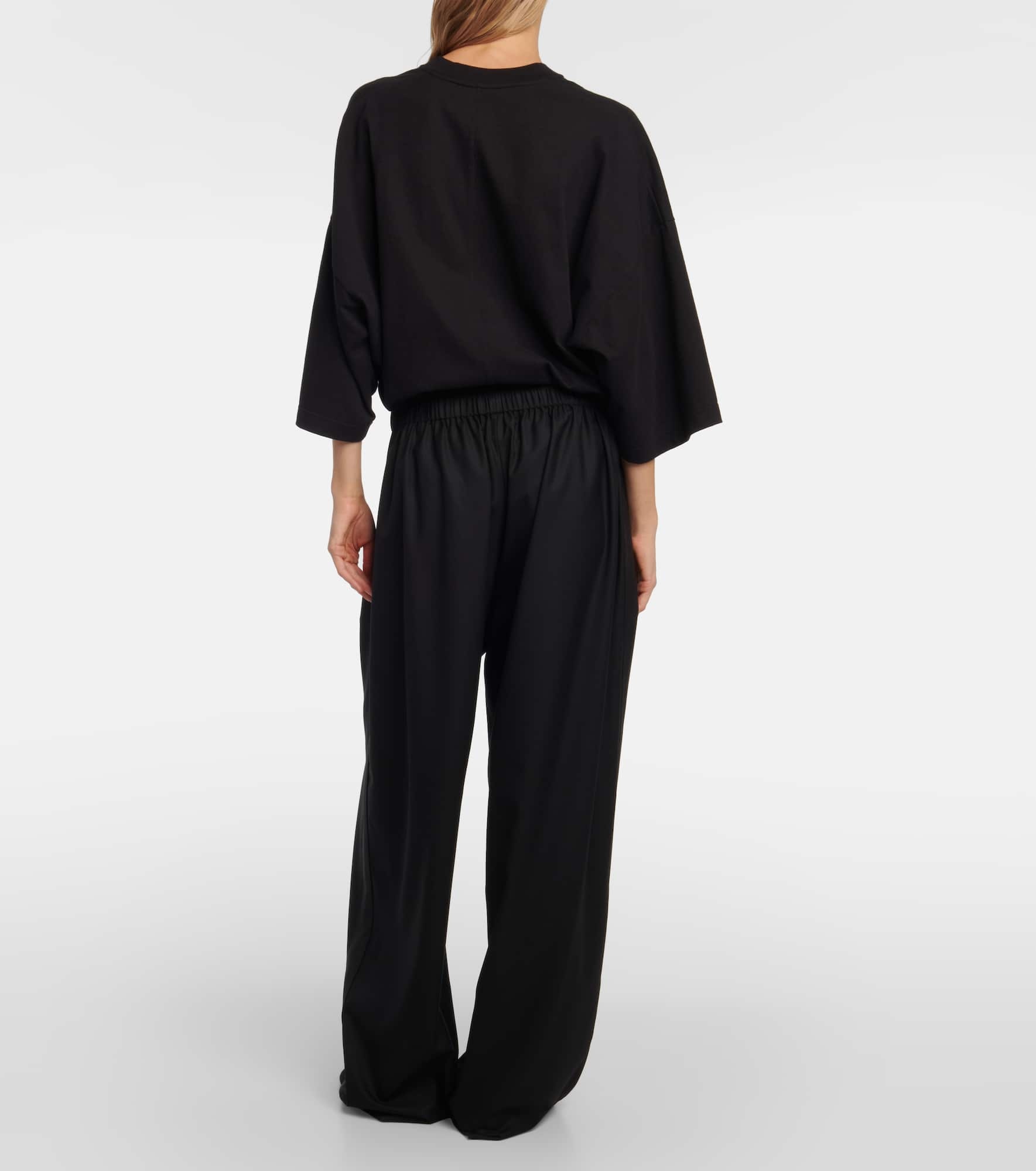 Hubert wool wide-leg pants - 3
