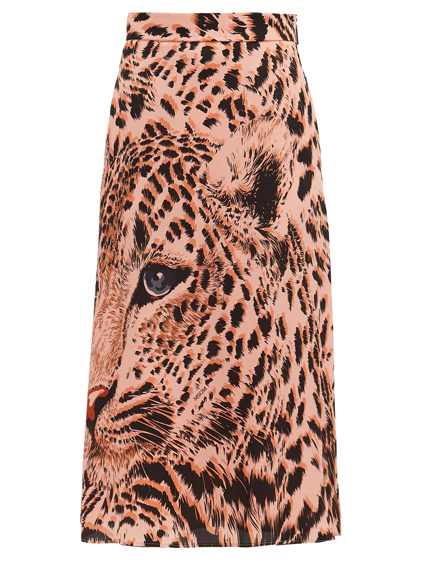 Leopard-print midi skirt - 1