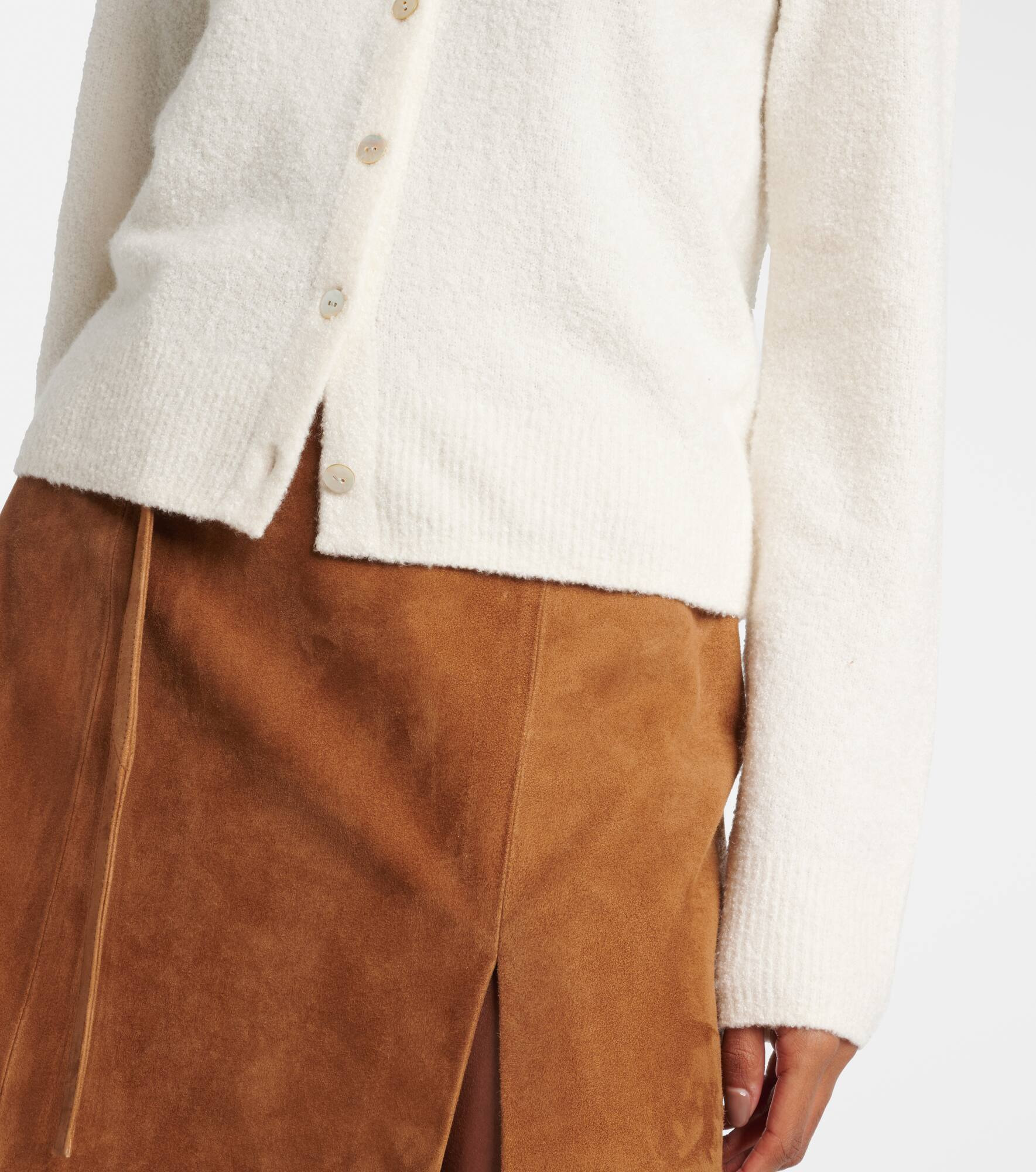 Silk and cashmere-blend cardigan - 5
