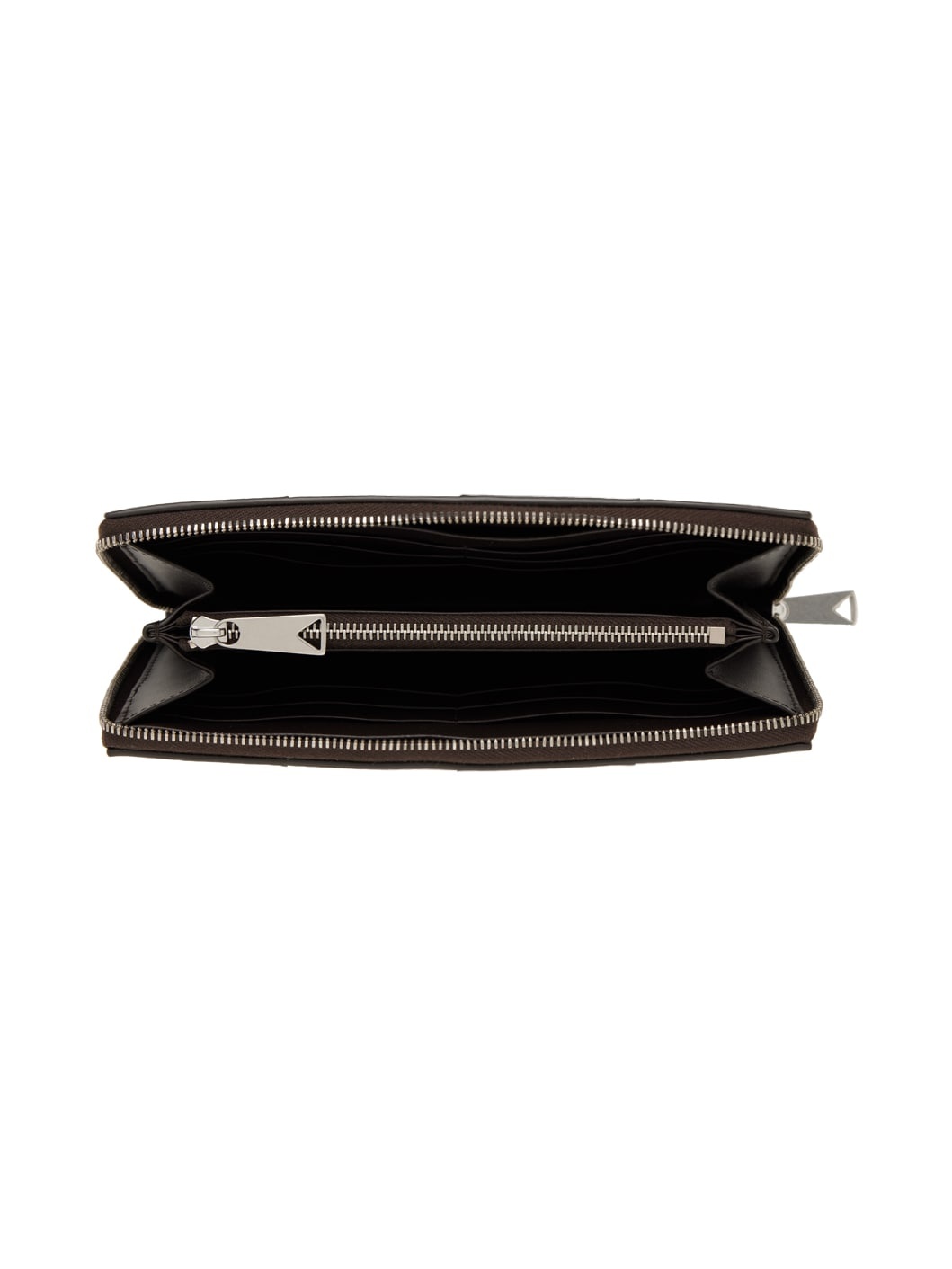 Brown & Tan Cassette Zip Around Wallet - 3