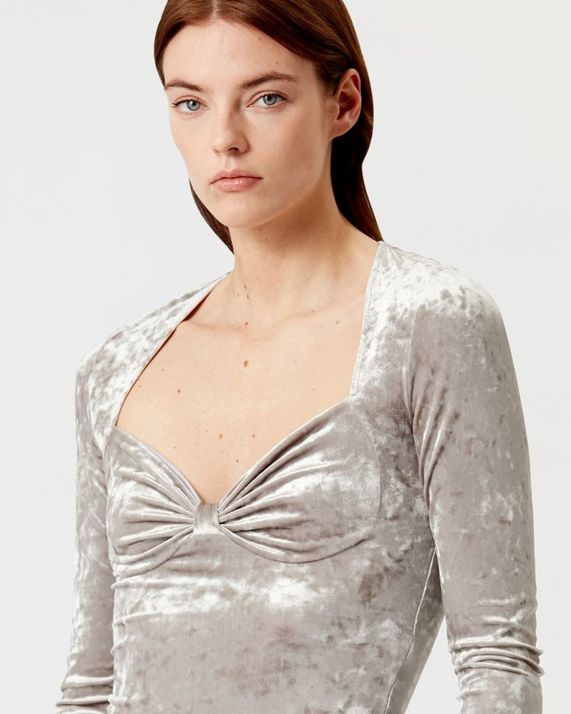 GUBAIA PRINTED VELVET TOP 3