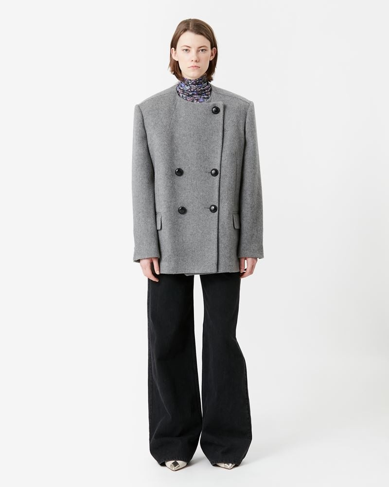 Isabel Marant EBRIDGI VIRGIN WOOL COAT outlook