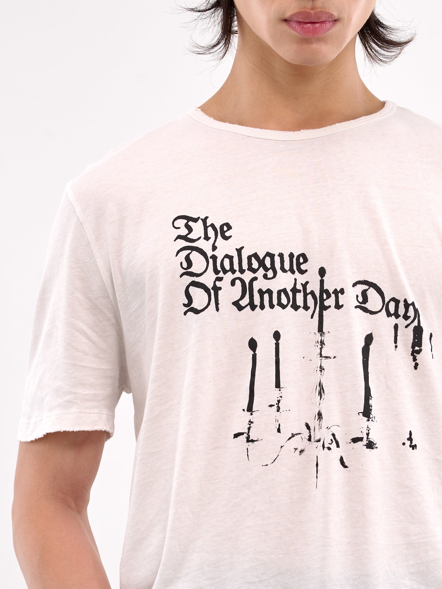 Distressed Graphic Tee - 5