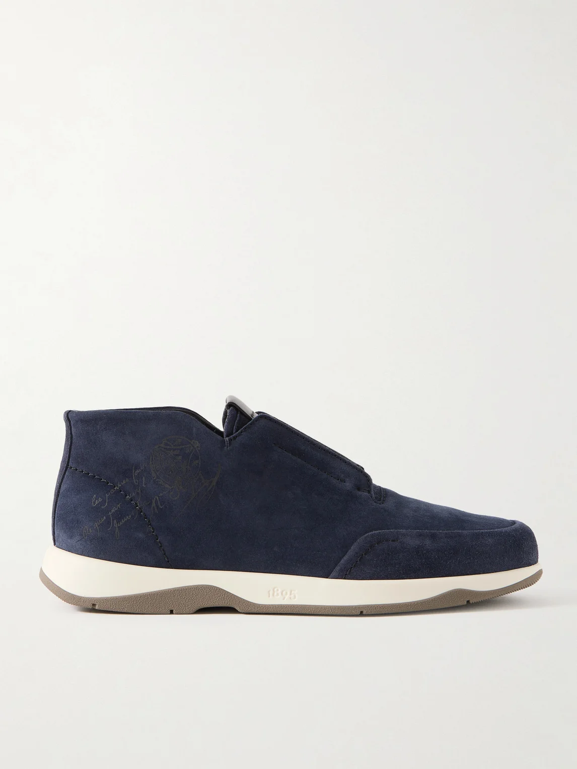 Échappée Scritto Suede Slip-On Sneakers - 1