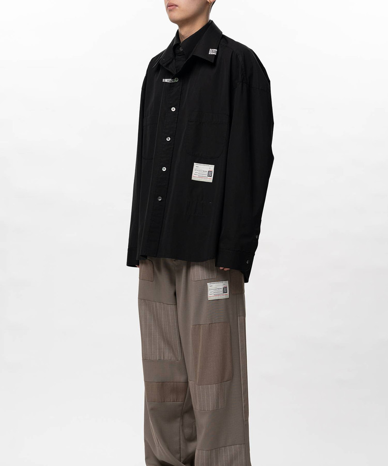 Front Layered Stripe Shirt 7