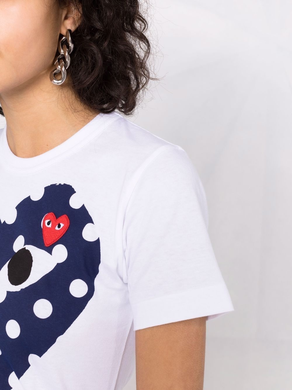 heart logo printed T-shirt - 3