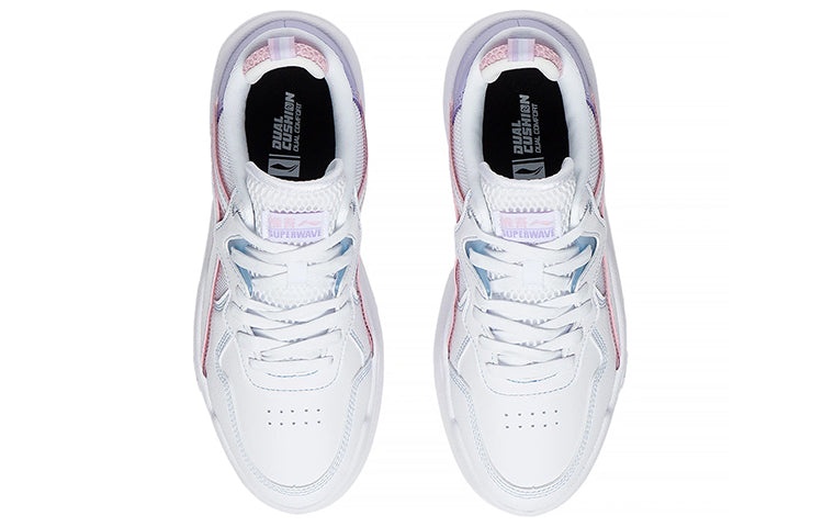 (WMNS) Li-Ning Superwave Lite 'White Pink Purple' AGCS098-2 - 4