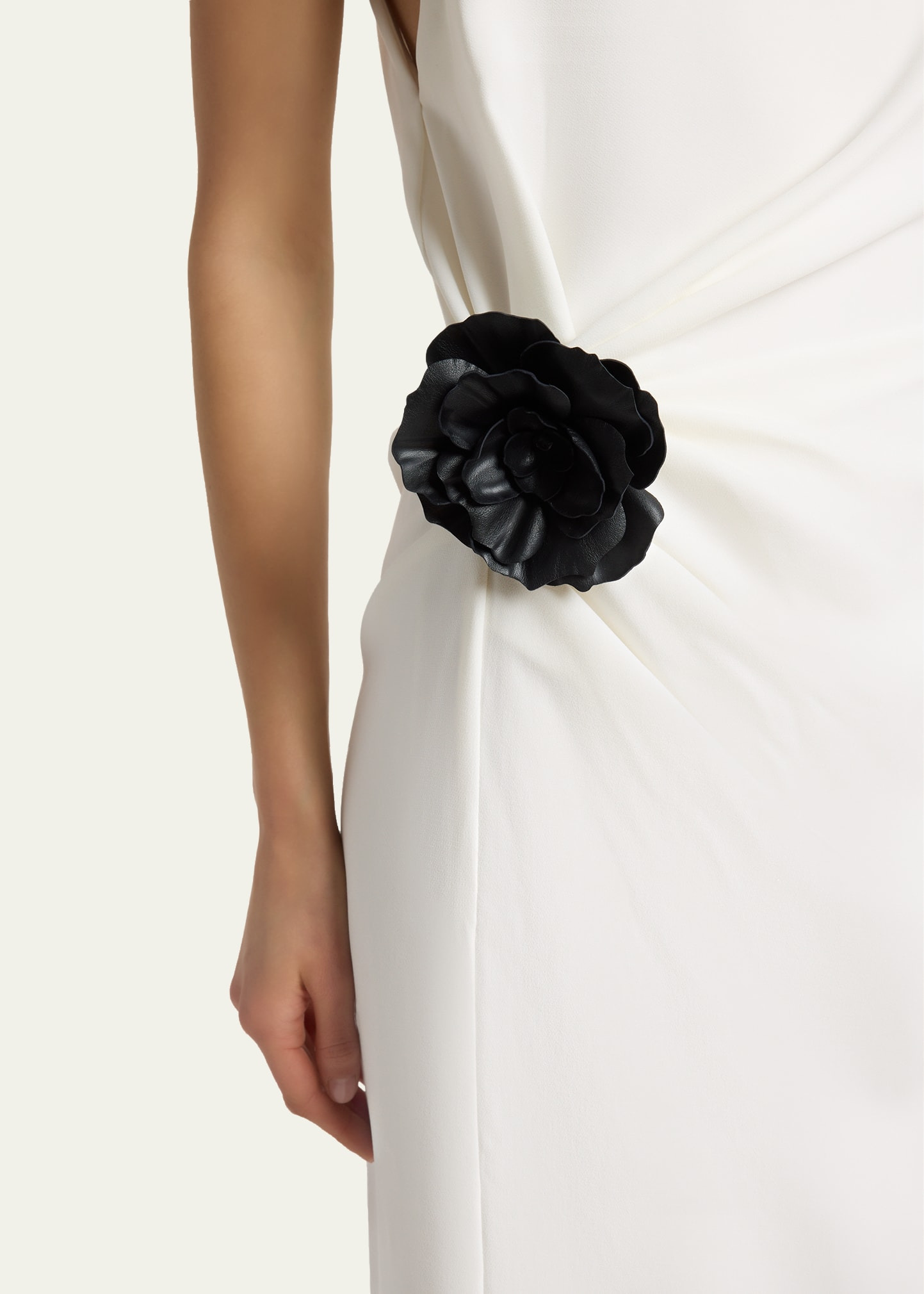 Indria Matte Double Crepe Dress - 5