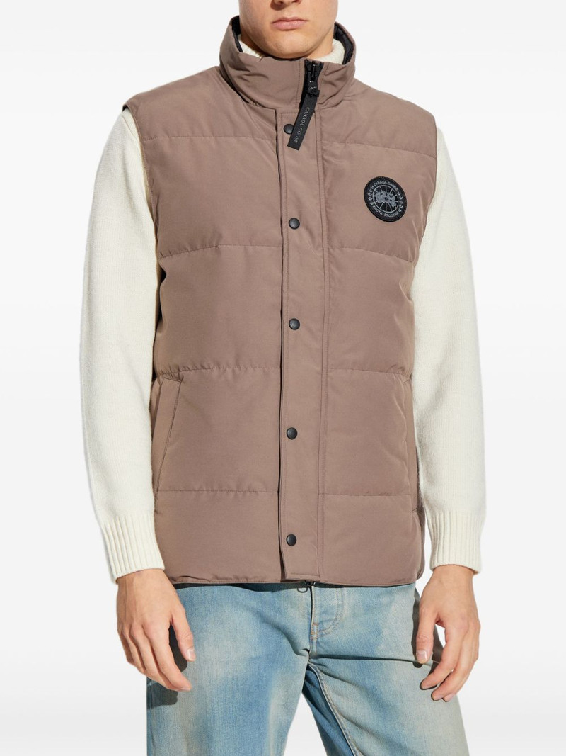 Garson snap-fastening padded gilet 3