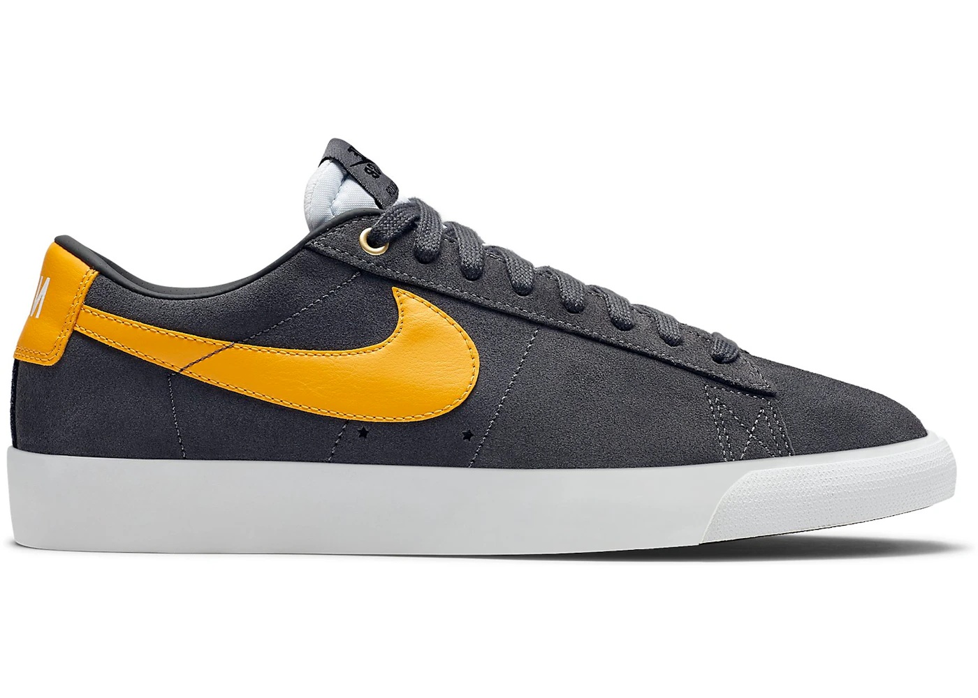 Nike SB Blazer Low GT Dark Grey University Gold - 1