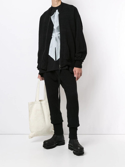 Julius jacquard zip-up cardigan outlook