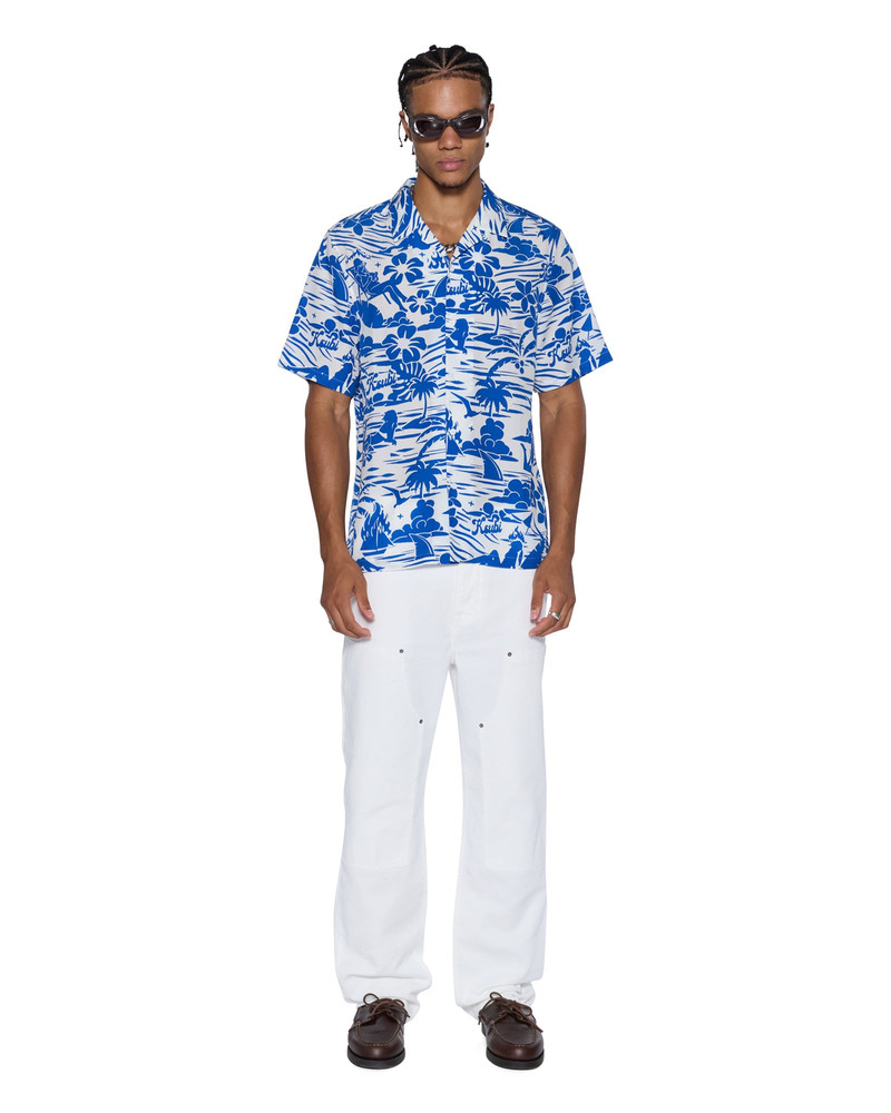 Ksubi LAGOON SS RESORT SHIRT BLUE outlook
