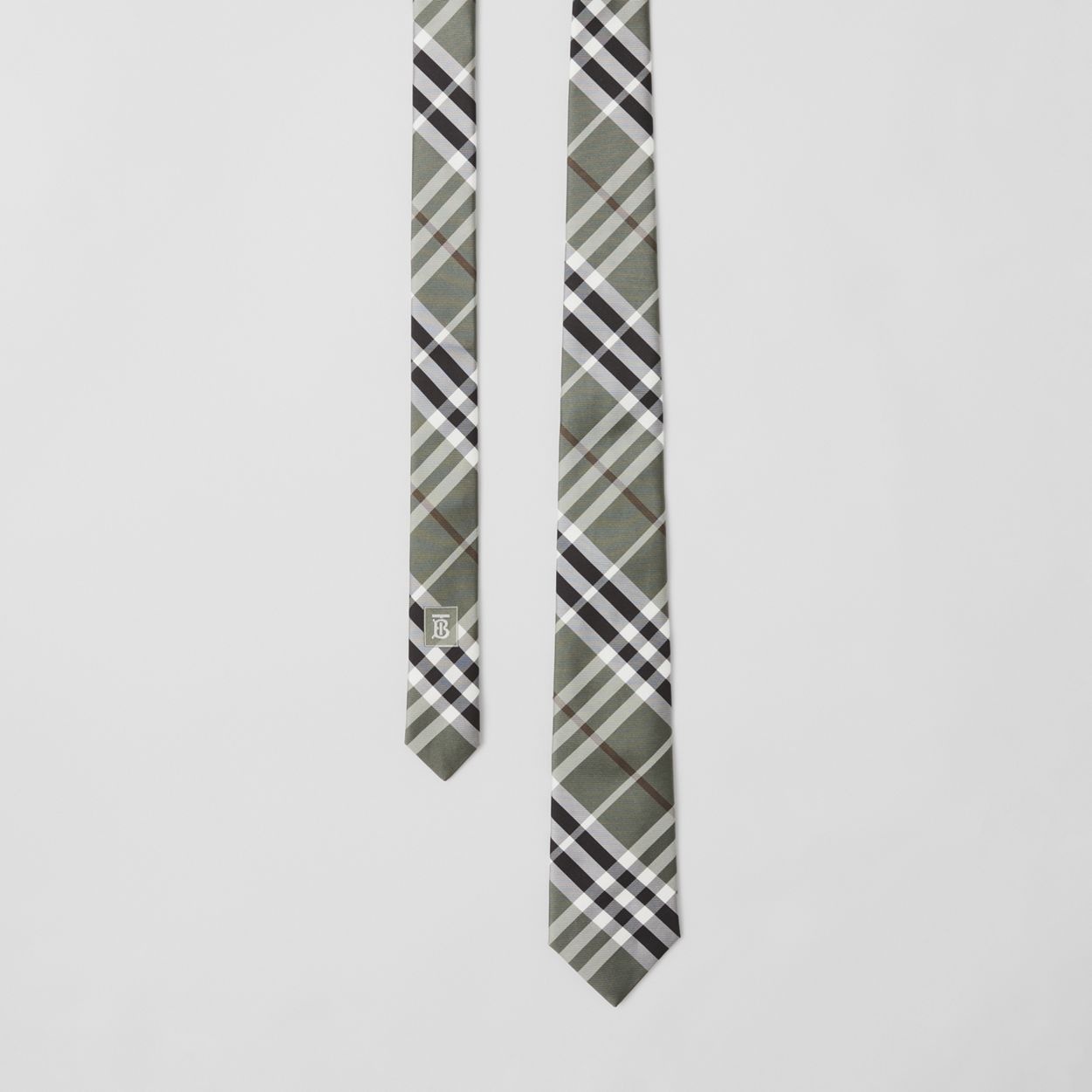 Classic Cut Vintage Check Silk Tie - 1