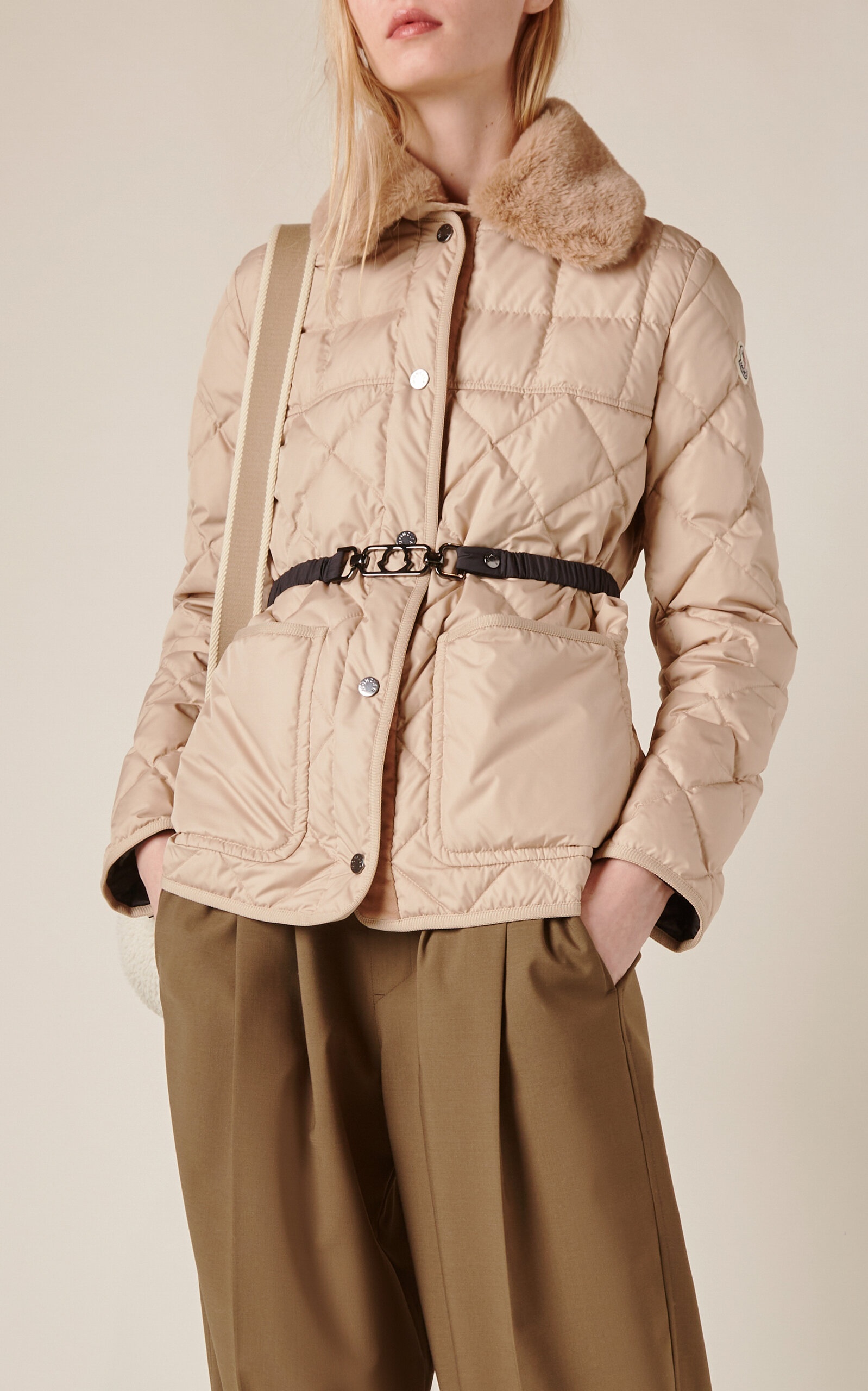Moncler Cygne Short Down Jacket neutral | modaoperandi