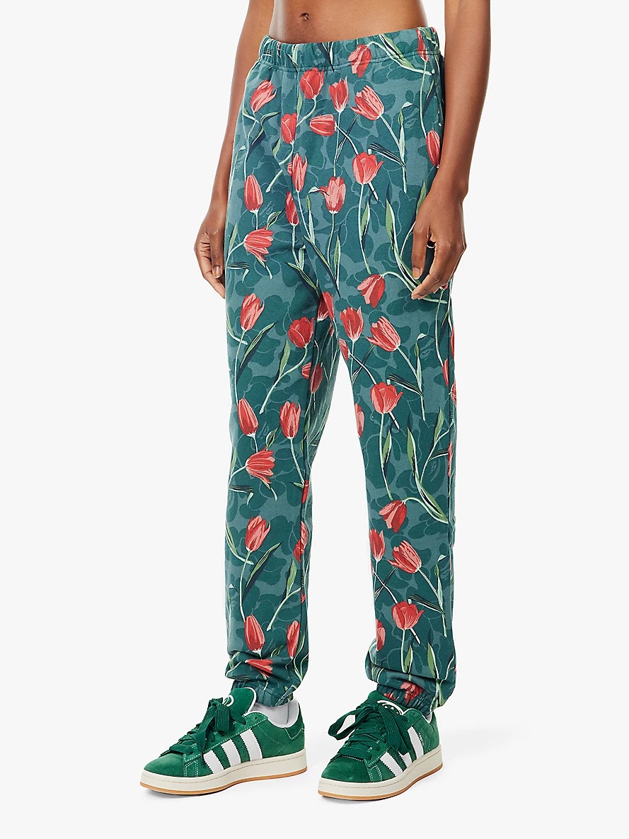 Tulip Camo tapered-leg cotton-jersey jogging bottoms - 3