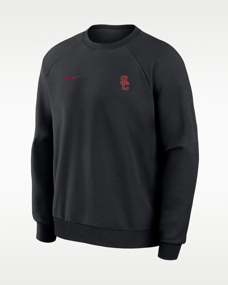 USC Premium Performance Men's Nike Dri-FIT College Pullover Crew 1