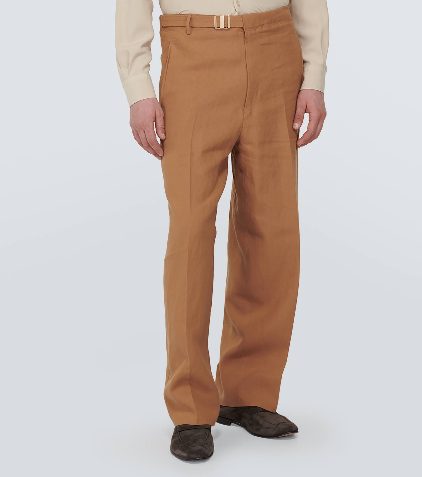 Oasi Lino linen straight pants - 3