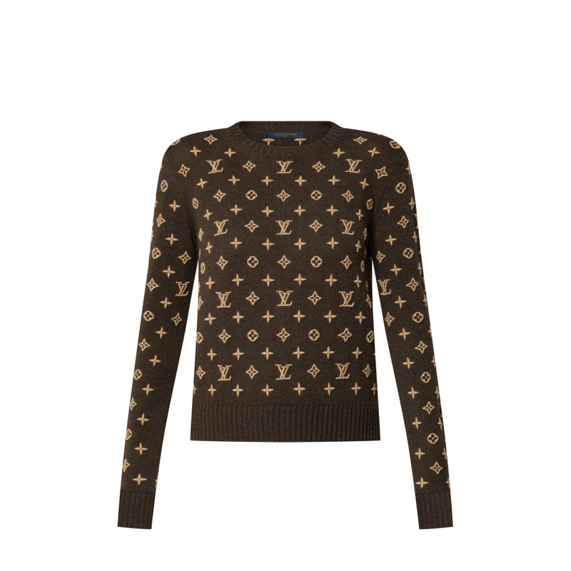 3D Monogram Knit Pullover 1