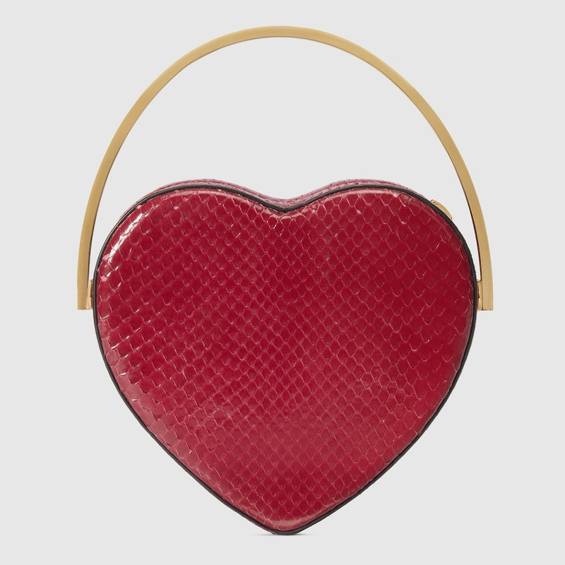 Broadway mini python top handle bag 4