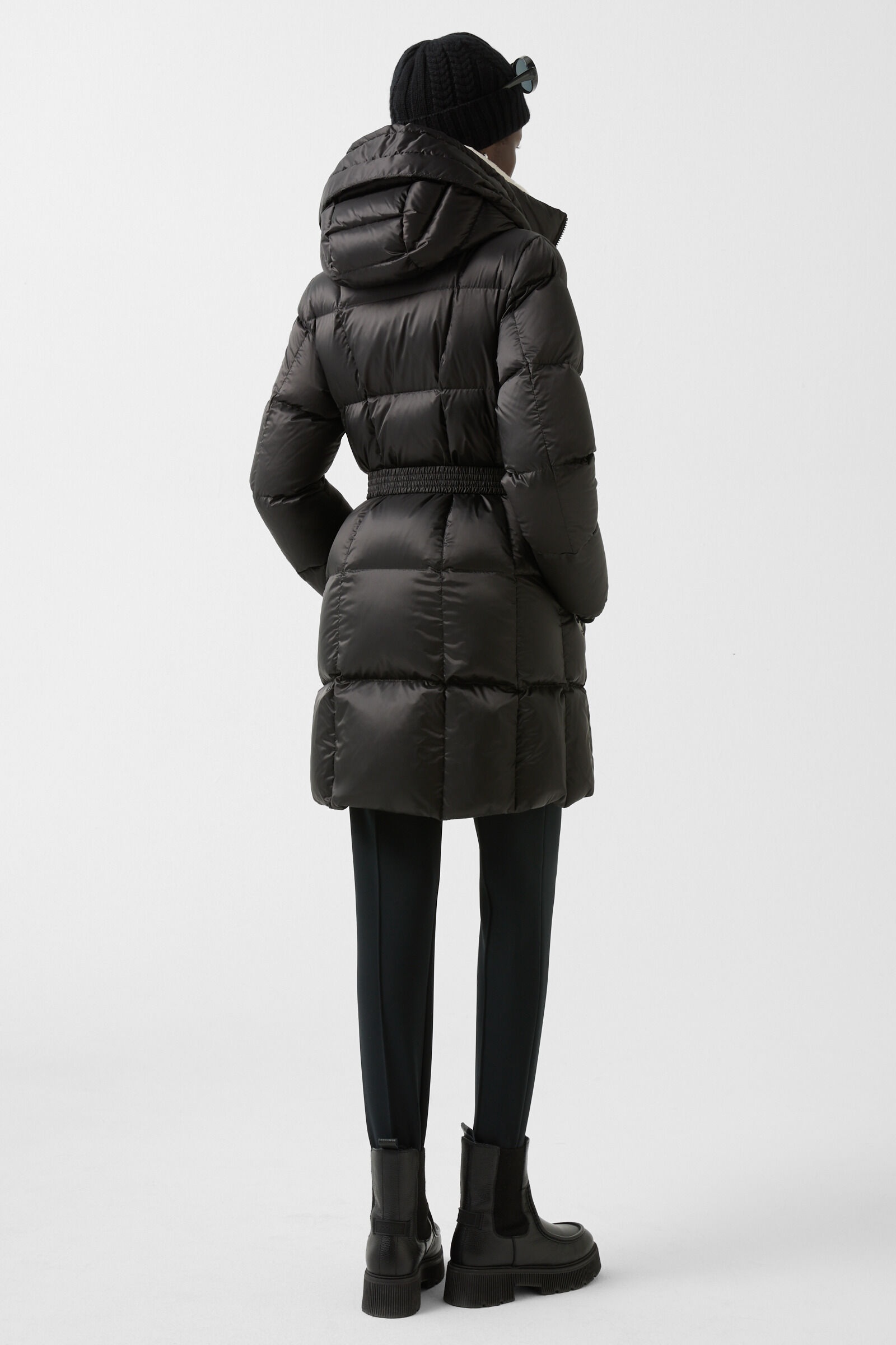 Nicci Down coat in Black - 3