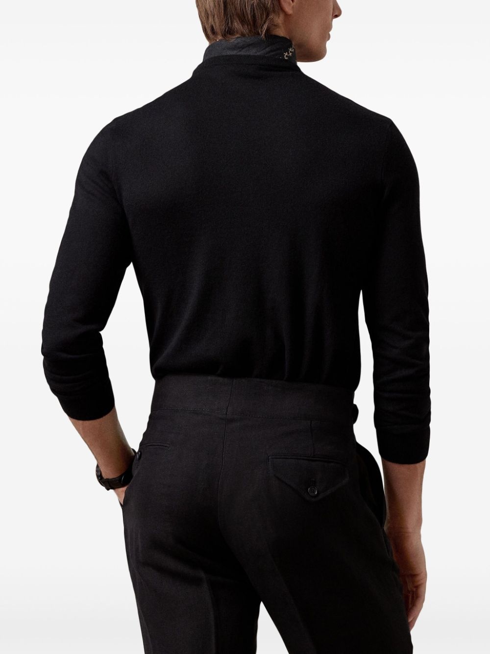 jersey-knit cashmere pullover - 3